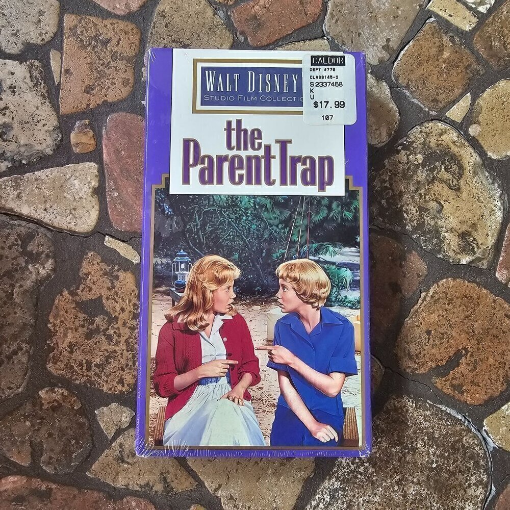 New Vintage Walt Disney The Parent Trap VHS 1992 Studio Film Collection, Sealed